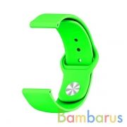 Сменный браслет 22мм (Amazfit GTR 47mm & Haylou LS05) однотонный (Салатовый) | фото №0