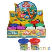 НАБОР "ТЕСТО ДЛЯ ЛЕПКИ" "MULTIART" "МАША И МЕДВЕДЬ" (3 ШТ Х 50 ГР. + ФОРМОЧКИ) В КОР. в кор.2*24шт | фото №0