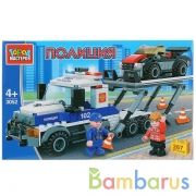 Конструктор "Город мастеров" полицейский эвакуатор, с фигурками, 267дет. в русс. кор. в кор.36шт | фото №0