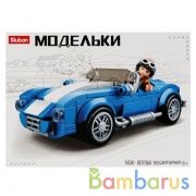 Конструктор пласт. машинка с фигуркой, 169дет. в русс. кор. в кор.48шт | фото №0