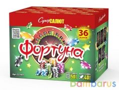 СуперСалют СС7455 Батарея салютов Фортуна (1,0&quot;х36) Фейерверк | фото №0