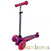 Самокат 3кол Фееринки упр.накл., кол. pu 120 и 80мм, свет, рег.высота рулевой стойки в кор в кор.6шт | фото №0
