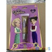 Косметика ДЛЯ ДЕВОЧЕК Царевны гель-блестки для волос и тела  13мл золото бл МИЛАЯ ЛЕДИ в кор.4*24шт | фото №0