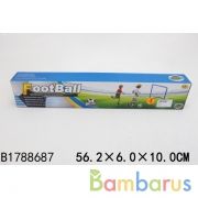 Набор для игры в футбол, ворота 61х30х41см, мяч 10см, насос LT-06A1 в кор. в кор.60шт | фото №0