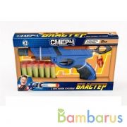 Игрушка бластер с мягкими пулями в кор. 26*15*5см ИГРАЕМ ВМЕСТЕ в кор.2*24шт | фото №0