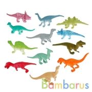 Игрушка пластизоль ДИНОЗАВРЫ 2,5" асс. 12 шт, пак с хэдером ИГРАЕМ ВМЕСТЕ в кор.2*180шт | фото №0