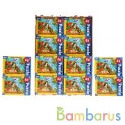 Динозаврики. Пазлы классические в коробке. Пазл 80 деталей. Умные игры в уп.16шт в кор.8уп | фото №0