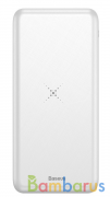 Внешний аккумулятор Baseus M36 10000 mAh + Беспроводное зарядное устройство (Белый) | фото №0