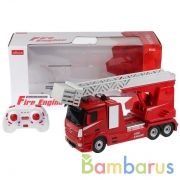 Машина р/у Mercedes-benz пожарная охрана 1:24, свет+звук, подвиж. элементы в кор. Rastar в кор.4шт | фото №0