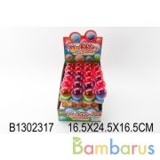 Мыл.пузыри Микрофон, в колбе 16,5см, со свистком, в ассорт. в дисплее уп-24шт в кор.2*12уп | фото №0