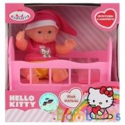 ПУПС "КАРАПУЗ" HELLO KITTY 10СМ С АКСЕСС., 4 ВИДА В АССОРТ. 16181RU В РУСС. КОР. в кop.2*36шт | фото №0