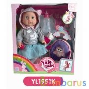 Пупс функц. ест, пьет и писает, с аксесс. в кор. в кор.12шт | фото №0