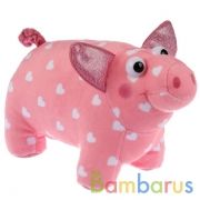 Игрушка мягкая Деревяшки, Поросенок Хрю 15см, БЕЗ ЧИПА, в пак. Мульти-пульти в кор.24шт | фото №0