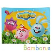 ПАКЕТ ПОДАРОЧНЫЙ "ИГРАЕМ ВМЕСТЕ" СМЕШАРИКИ 46Х61Х20СМ, БУМ., ГЛЯНЦЕВЫЙ В ПАК. УП-12ШТ в кор.6уп | фото №0