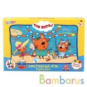 Настольная игра-ходилка Рыбалка. Три кота. в кор. Умные игры в кор.20шт | фото №0