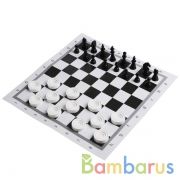 Настольная игра Шахматы и шашки 2-в-1 в пакете с хэдером малого формата. Умные игры в кор.25шт | фото №0