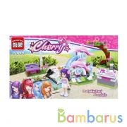 КОНСТРУКТОР ПЛАСТ. ФОНТАН С ДЕЛЬФИНОМ, С ФИГУРКОЙ И АКСЕСС. 109ДЕТ. В КОР. 27*5*16СМ в кор.48шт | фото №0