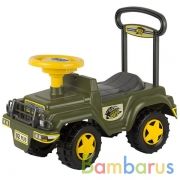 ИГРУШКА АВТОМОБИЛЬ-КАТАЛКА "ДЖИП" (МУЗЫКАЛЬНЫЙ РУЛЬ) в кор.1шт | фото №0