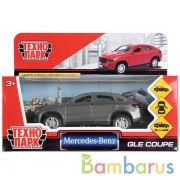 Машина металл MERCEDES-BENZ GLE COUPE длин 12 см, двери, багажн, серый, кор. Технопарк в кор.2*36шт | фото №0