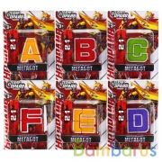 РОБОТ ТРАНСФОРМИРУЮЩИЙСЯ, БУКВЫ АЛФАВИТА НА БЛИСТЕРЕ (РУСС. УП.) ТЕХНОДРАЙВ в кор.390шт | фото №0