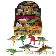 Игрушки пластизоль ДИНОЗАВР "ИГРАЕМ ВМЕСТЕ" В АССОРТ. С ХЭНТЭГОМ В ДИСПЛЕЕ УП-24ШТ в кор.12уп | фото №0