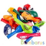 ШАРИК НАДУВНОЙ 12" С РИС.ДР МАША И МЕДВЕДЬ УП-50ШТ | фото №0