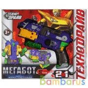 Бластер - трансформирующийся с мягкими пулями в кор. ТМ "ТЕХНОДРАЙВ" в кор.2*30шт | фото №0