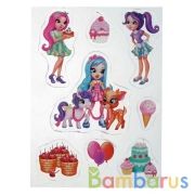 Гелев. многораз. наклейки 150*247мм лесные волшебницы Умка уп-10шт в кор.20уп | фото №0