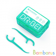 Зубная нить Xiaomi Dr.Bei Dental Floss Pick 50pcs/box FS50 Green | фото №0