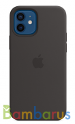 Чехол для Apple iPhone 12/12 Pro Silicon Case Protect (Черный) | фото №0