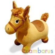 Мяч-прыгун Лошадка, беж. в чехле в пак. в кор.15шт | фото №0