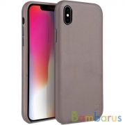 Чехол Uniq для iPhone XS Max Duffle Vale Leather (Серый) | фото №0