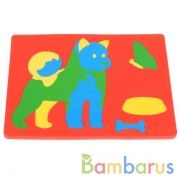 "УМКА". СОБАЧКА. (МЯГКАЯ АППЛИКАЦИЯ В ПАКЕТЕ С ХЭДЕРОМ) в кор.68шт | фото №0