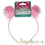 Аксессуары д/девочек ЭНЧЕНТИМАЛС ободок ушки мишки в пак. МИЛАЯ ЛЕДИ уп-10шт в кор.50уп | фото №0