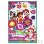 Набор д/дет тв-ва ЭНЧЕНТИМАЛС холст для росписи с декор-нием, 17х23 см MultiArt в кор.48шт | фото №0