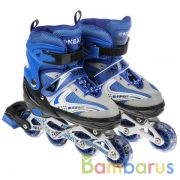 Ролики NEXT раздв., PVC, алюм. рама,переднее колесо со светом р. 34-37 в сумке в кор.6пар | фото №0