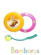 ИГРУШКА НАБОР ИГРОВОЙ №1  МИЛЕДИ  (КОЛЬЦО+ФРИСБИ+БРОСАТЕЛЬ С МЯЧОМ) ЛИЦЕНЗИЯ 44 КОТЕНКА в кор.15шт | фото №0