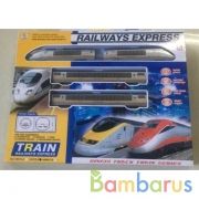 Железная дорога на бат. свет+звук в кор. в кор.2*12шт | фото №0