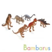 ДИНОЗАВРЫ "ИГРАЕМ ВМЕСТЕ" 6 АСС. 8-12" С ХЭНТЭГОМ В ДИСПЛЕЕ (РУСС.УП.) УП-48ШТ в кор.1уп | фото №0