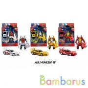 Робот-машина со звуком, с аксесс., в ассорт. в кор. в кор.2*30шт | фото №0