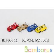 Набор из 4-х машин инерц. цвет в ассорт. в пак. 10*4,5*3см в кор.2*180наб | фото №0