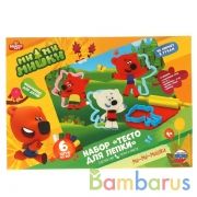 Набор с тестом для лепки и формочками Ми-ми-мишки 24 см МУЛЬТИ АРТ в кор.8шт | фото №0