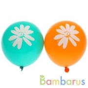 ШАРИК НАДУВНОЙ 12" С РИС. "РОМАШКИ" УП-50ШТ | фото №0