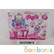 Набор игровой туалетный столик на бат. свет+звук, с аксесс. в кор. в кор.8шт | фото №0