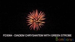 FD3064 ( Шар 3" ) Diadem cHRYS W/GREEN STROBE | фото №0