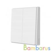Умный выключатель Xiaomi Aqara Smart Wall Switch D1 (Двойной без нулевой линии) White (QBKG22LM) | фото №0