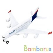 САМОЛЕТ "ТЕХНОПАРК" МЕТАЛЛ. ИНЕРЦ., СВЕТ+ЗВУК В РУСС. КОР. в кор.2*24шт | фото №0