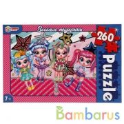 Веселые подружки.  Пазлы классические в коробке. Пазл 260 детали. Умные игры в кор.12шт | фото №0