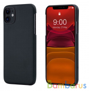 Чехол Pitaka MagEZ Case для iPhone 11, мелкое плетение (Черный) | фото №0