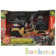 Набор солдатиков с бронемашиной, блист. ТМ "ИГРАЕМ ВМЕСТЕ" в кор.24шт | фото №0